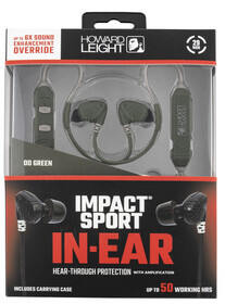 Howard Leight Impact Sport In Ear electronic hearting protection provides 29dB of noise reduction without compromising situational awareness.